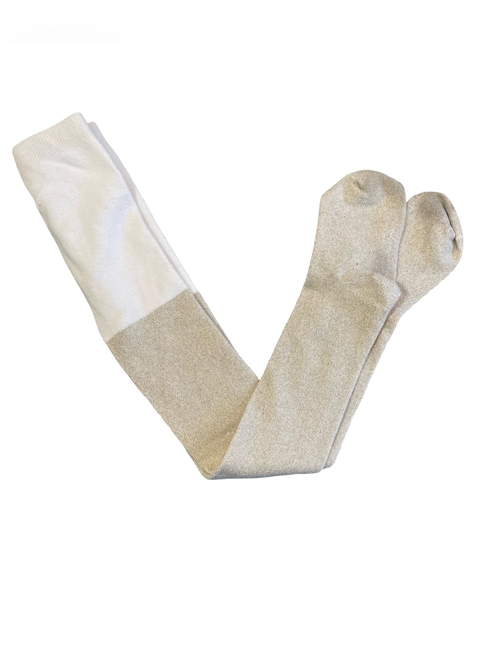Janie and Jack Classics Gold Tights 4-5